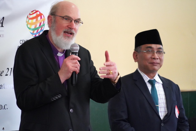 世界福音聯盟祕書長Thomas Schirrmacher（左）與伊斯蘭教士聯合會主席總主席Yahya Cholil Staquf。（圖／Nahdlatul Ulama）